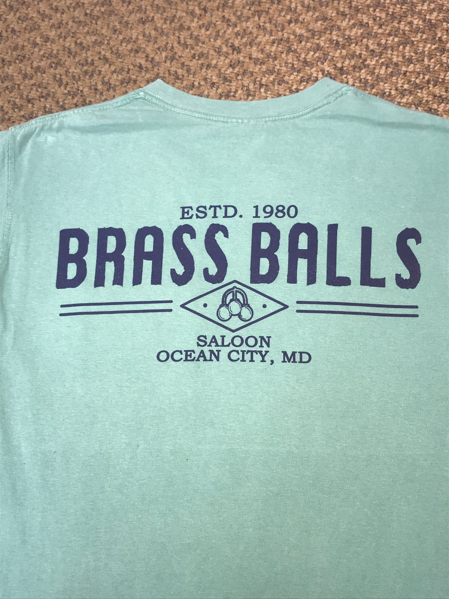 Brass Balls Saloon Diamond Short Sleeve Pocket Tee image 7