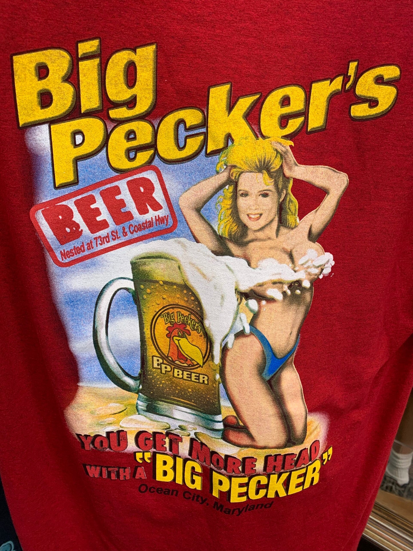 Big Pecker's BEER Short Sleeve Tee image 1