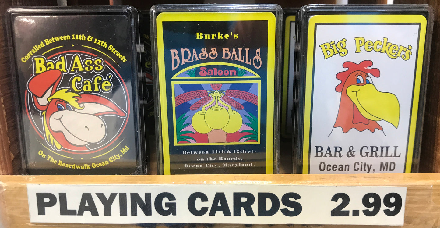 Bad Ass Cafe Playing Cards image 1