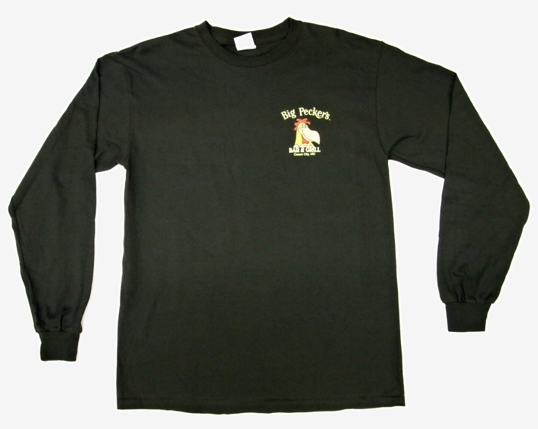 Big Pecker's (Long Sleeve) - X-Large, Black image