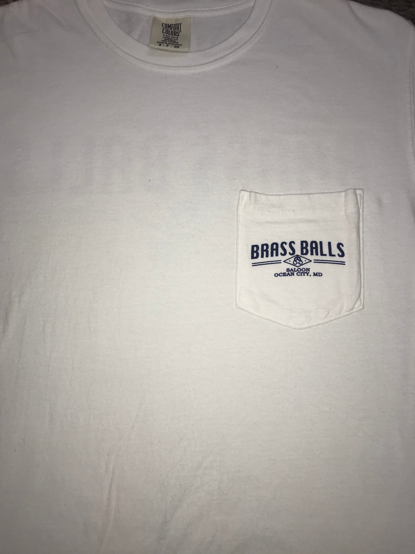 Brass Balls Saloon Diamond Short Sleeve Pocket Tee image 6