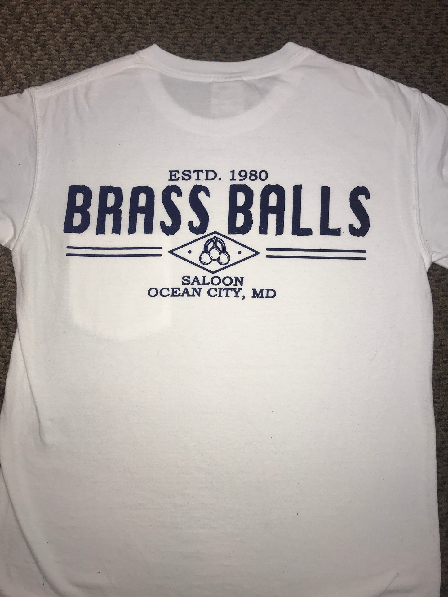 Brass Balls Saloon Diamond Short Sleeve Pocket Tee image 2