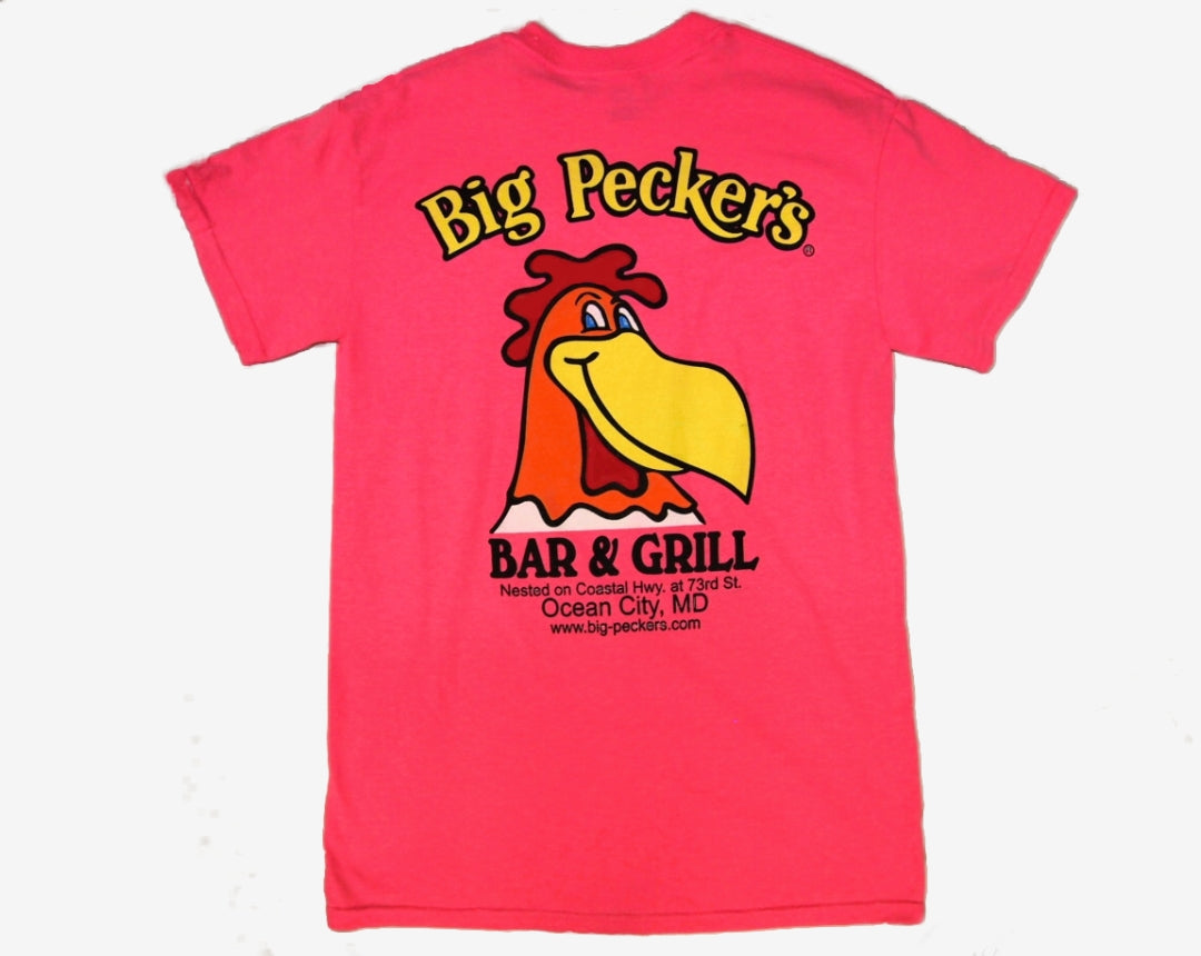 Neon Big Pecker's (T-shirt) - XXX-Large, Neon pink image