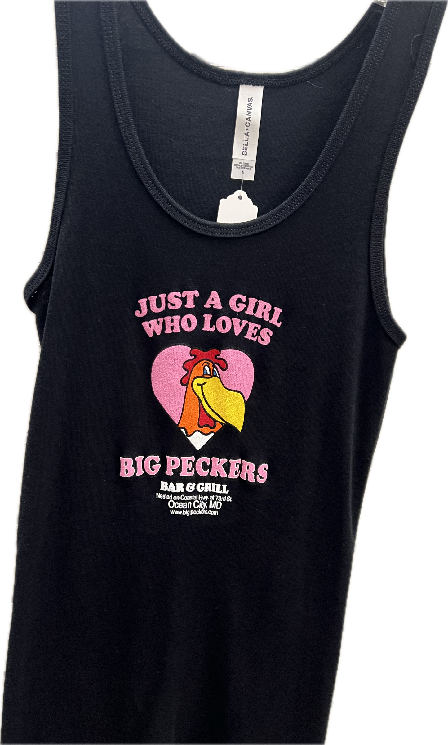 Big Pecker's Just a Girl (Ladies Tank)