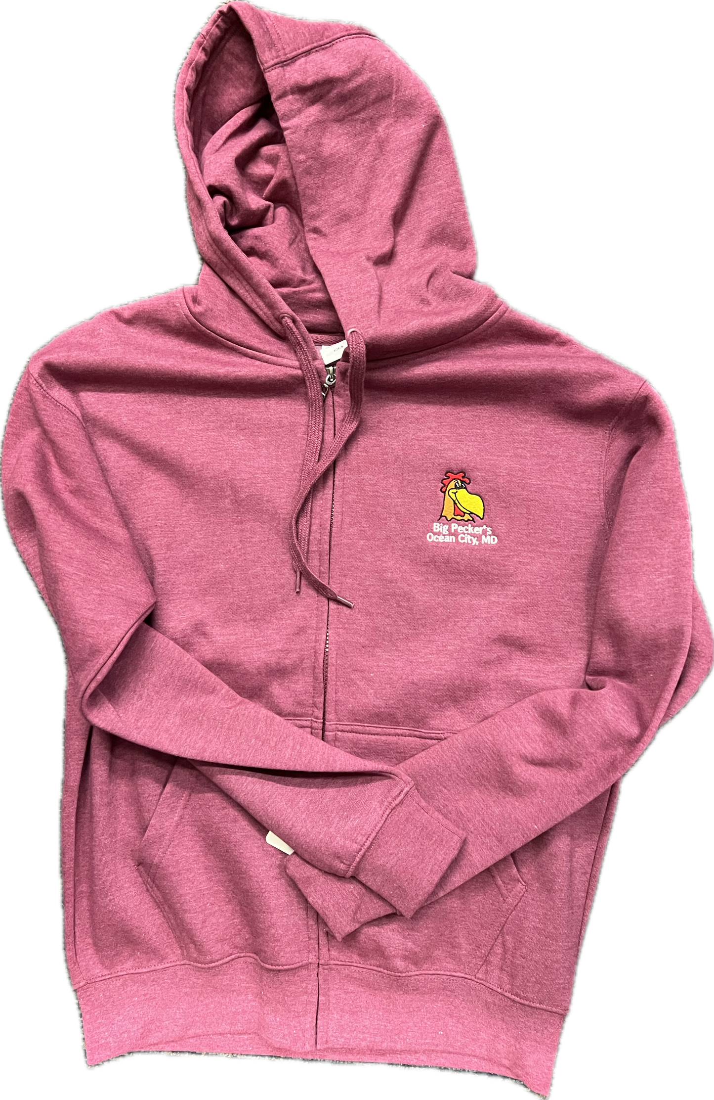 Big Pecker's Embroidered Zipper Hood