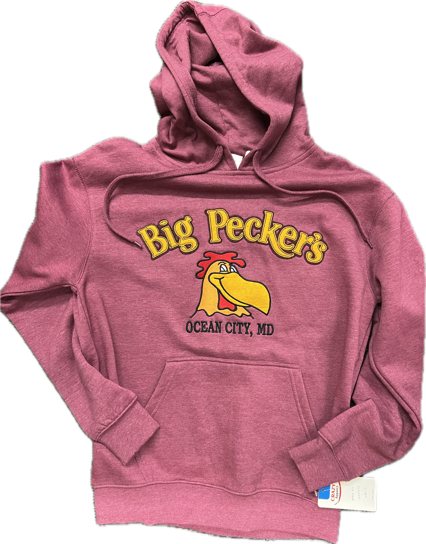 Big Pecker's Embroidered (Hooded Sweatshirt)