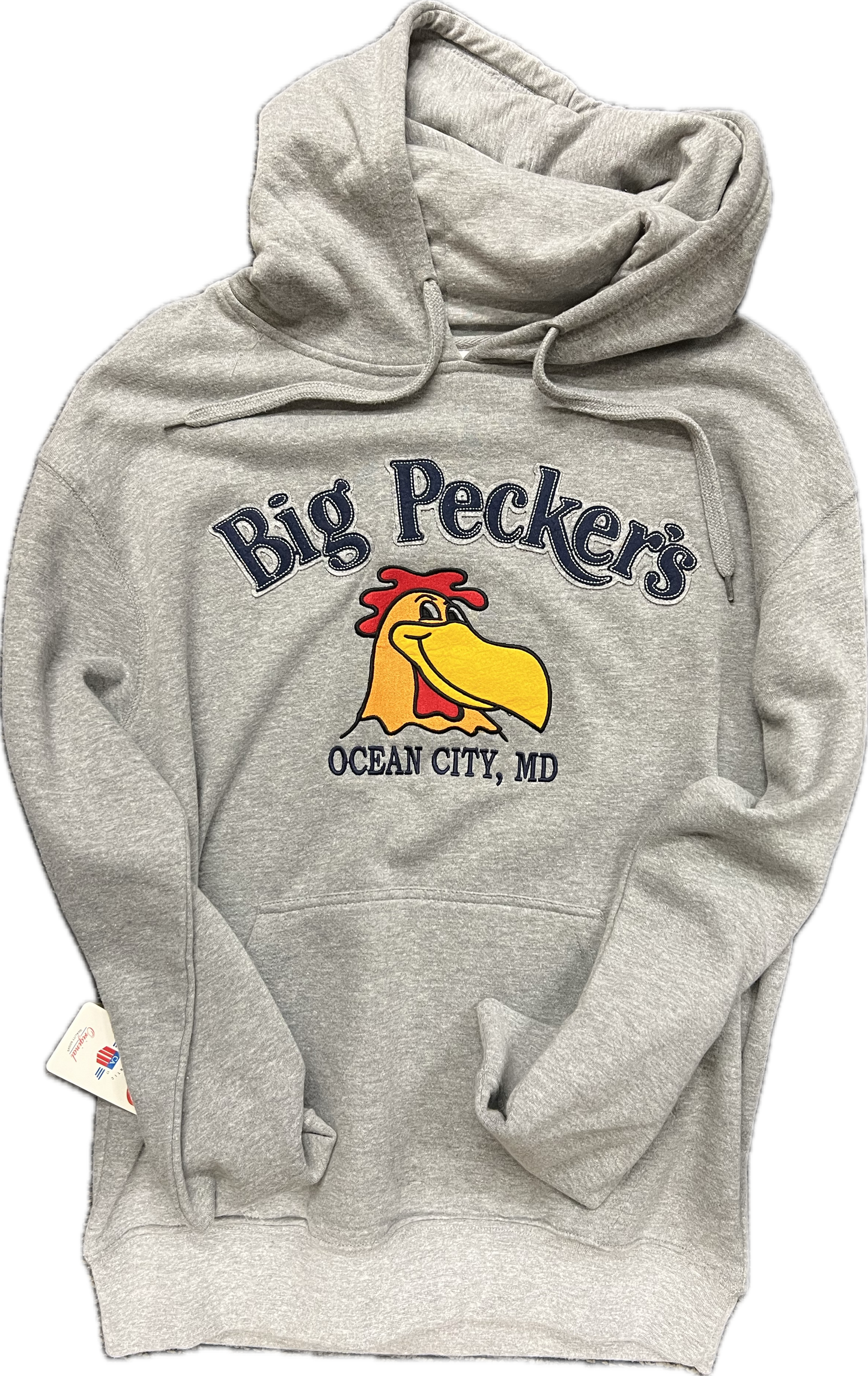 Big Pecker's Embroidered (Hooded Sweatshirt)