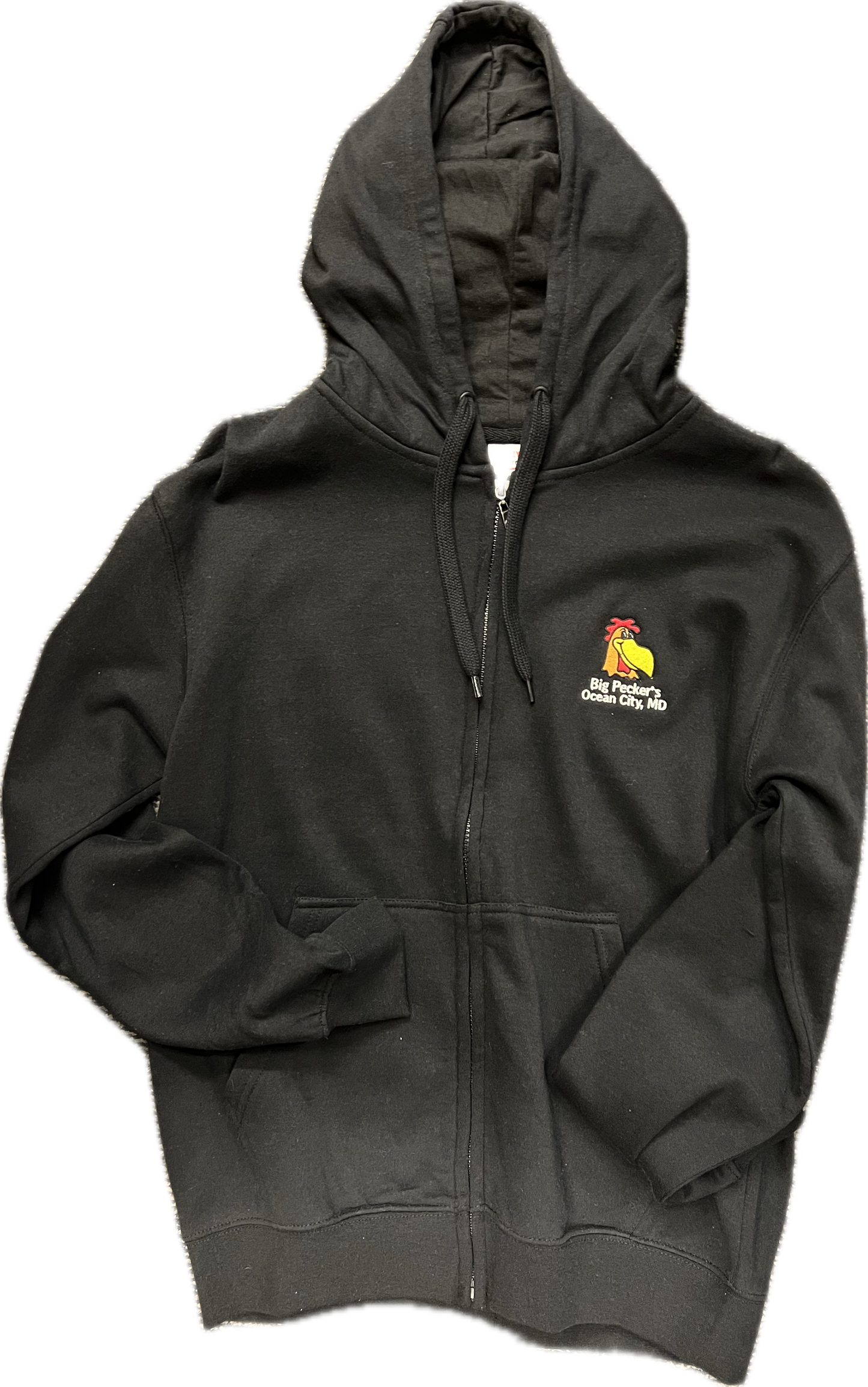Big Pecker's Embroidered Zipper Hood