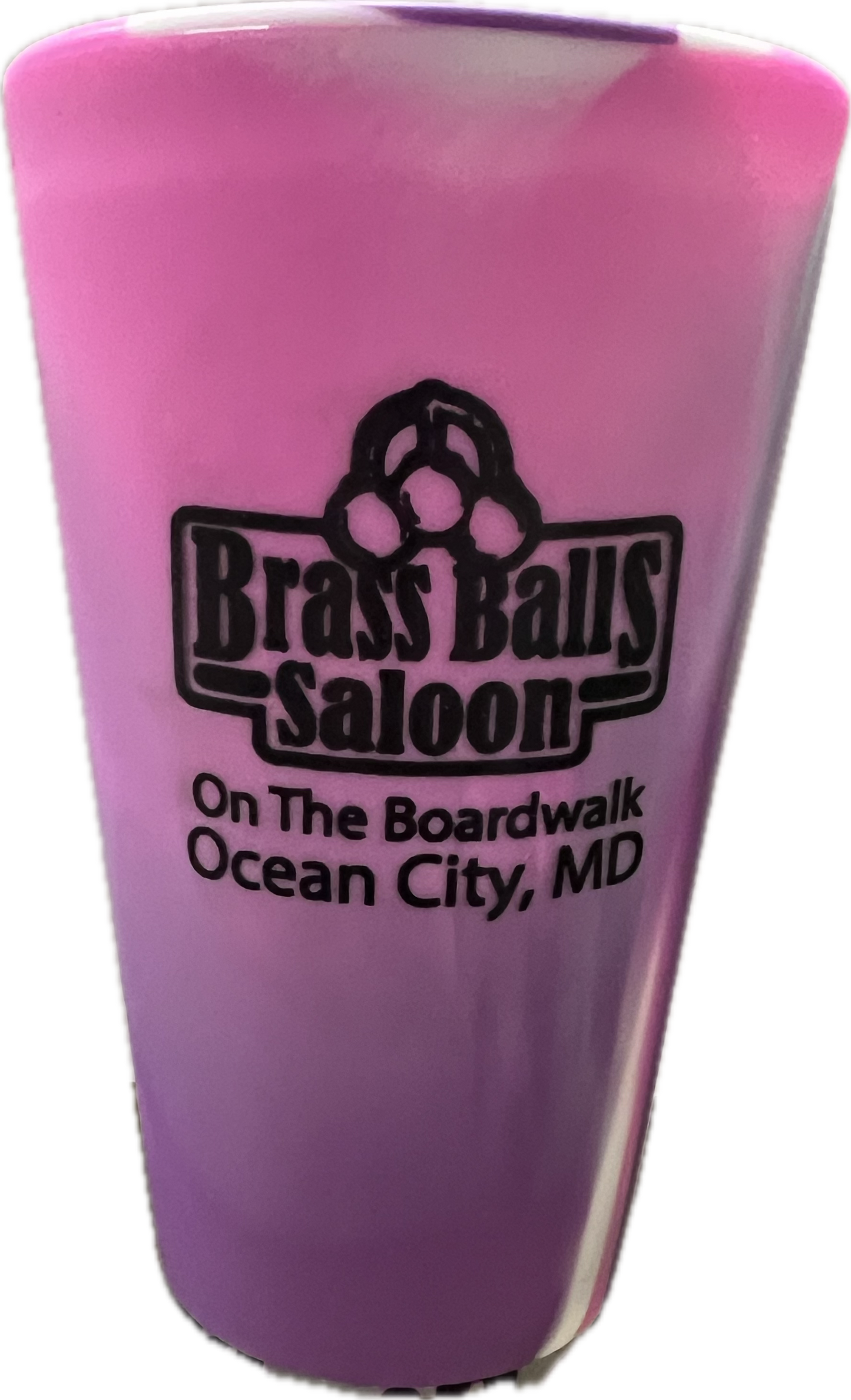 Brass Balls Silicone Pint Glass