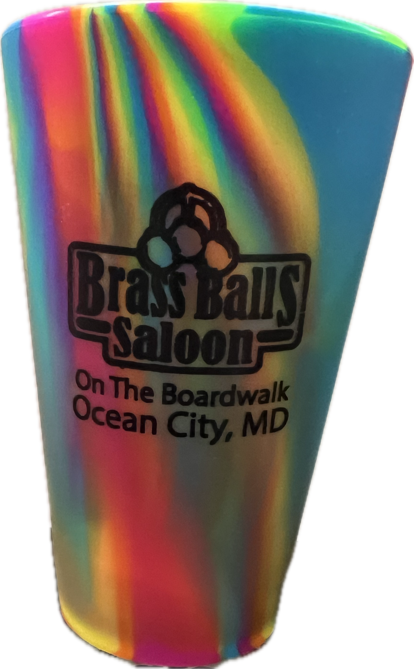 Brass Balls Silicone Pint Glass