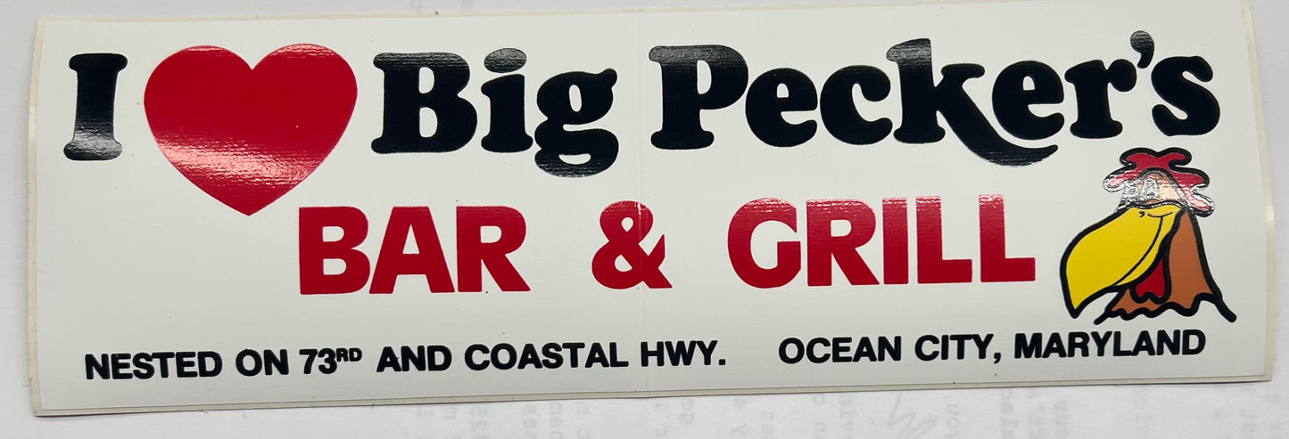 Big Pecker's Stickers
