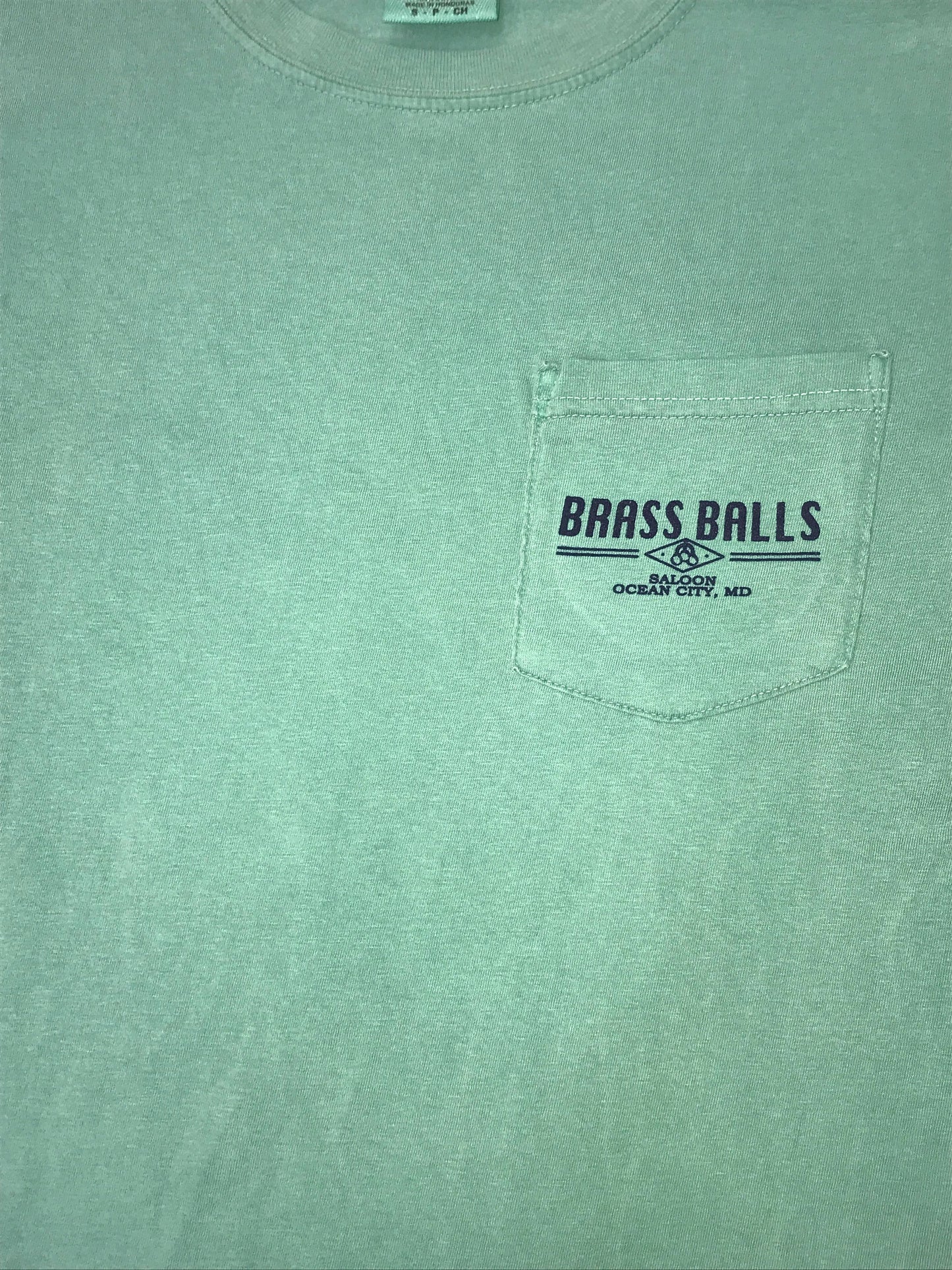 Brass Balls Saloon Diamond Short Sleeve Pocket Tee image 8
