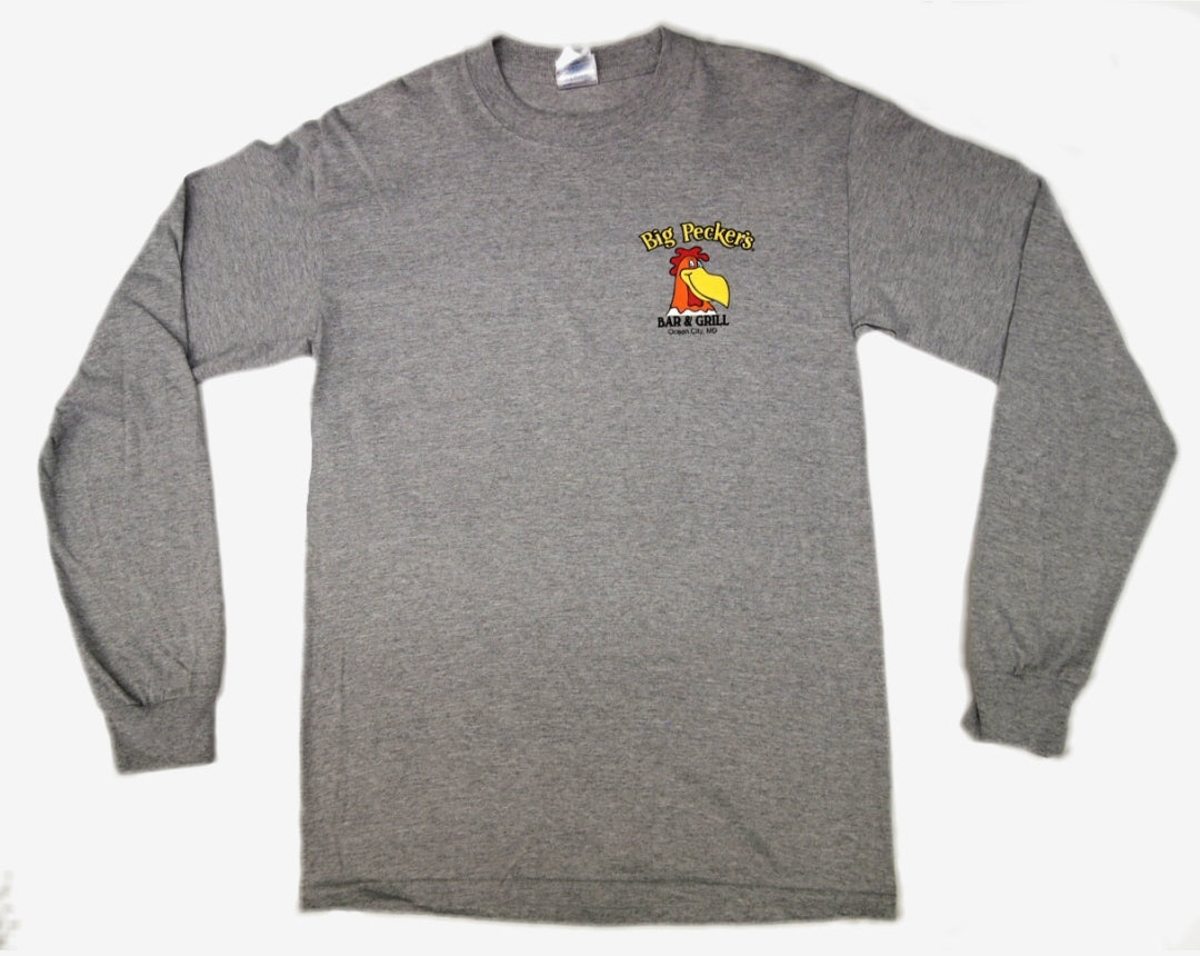 Big Pecker's (Long Sleeve) - XX-Large, Grey image