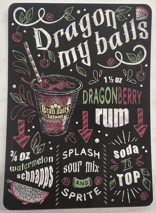 Brass Balls Stickers